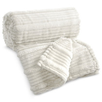 Deka NINA 150x200 flano biela